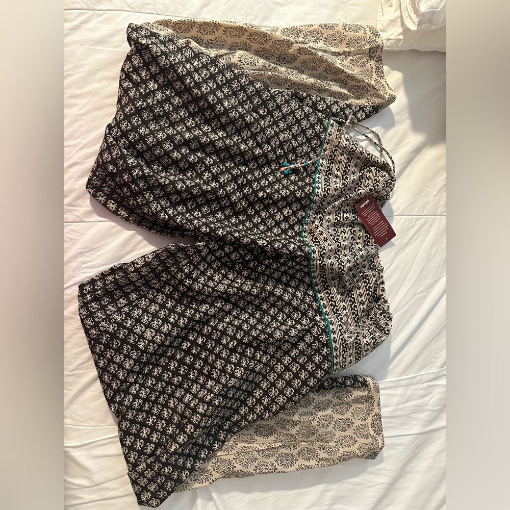 NWT FABINDIA Drawstring Pants - Picture 3 of 3